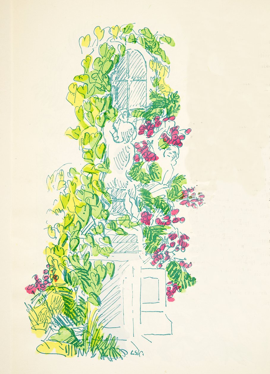 Illustration from Styl, pub.1922 by German School