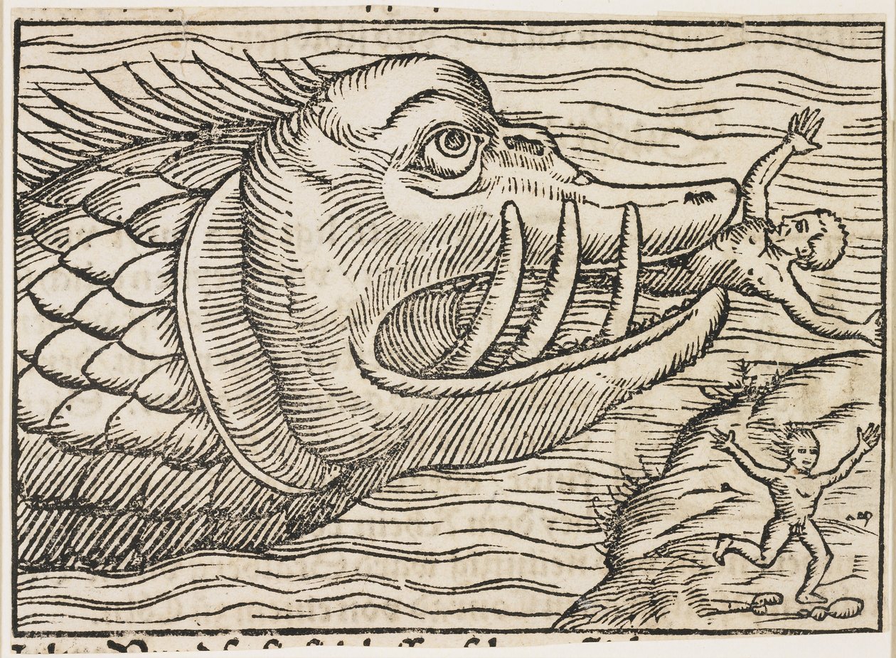 Jonah and the Whale by German School