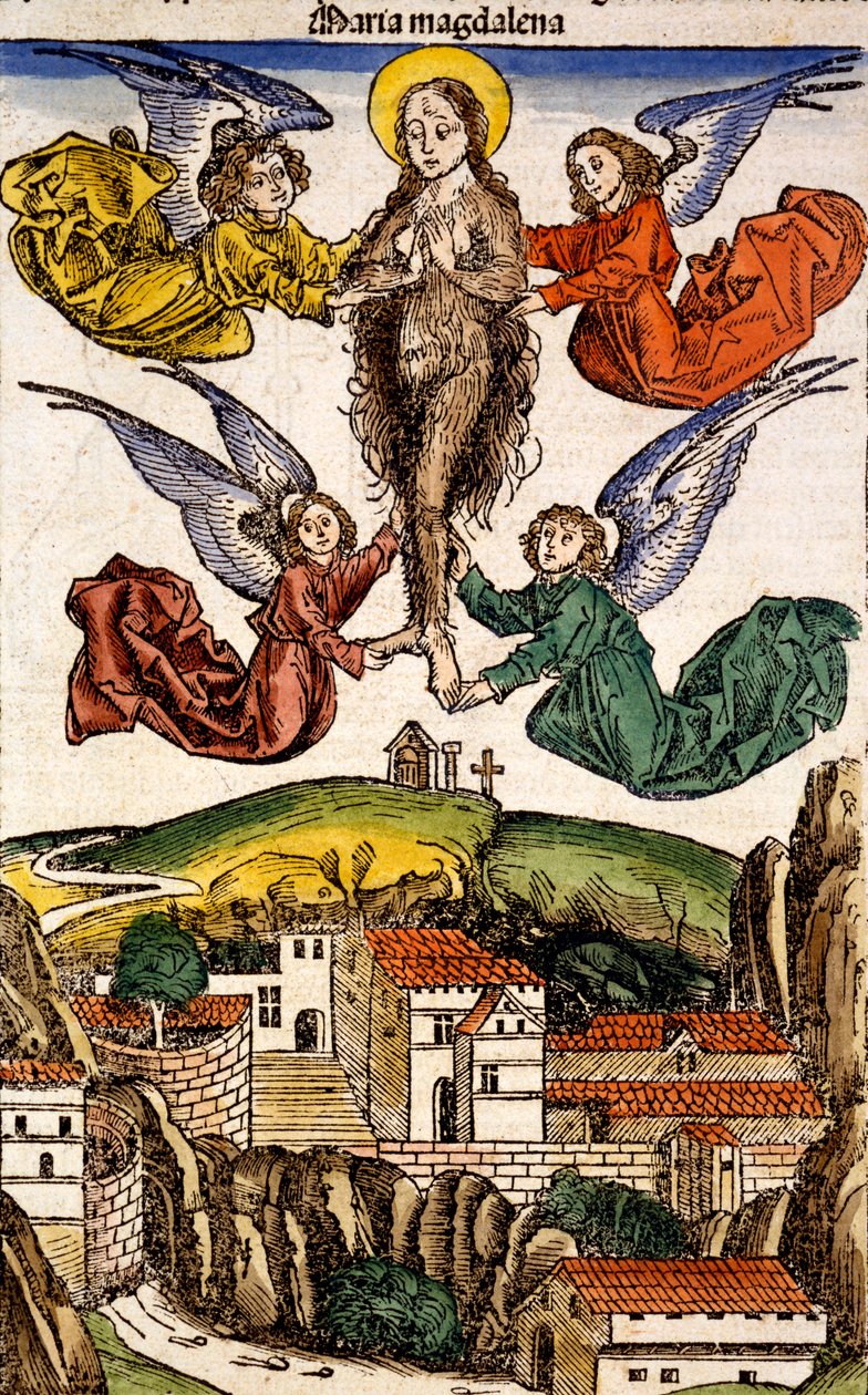 Maria Magdelena from Liber Chronicarum by Hartmann Schedel, 1493 by German School