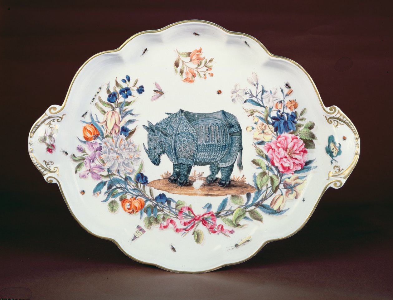 Meissen stand for the centrepiece from the Northumberland service by German School