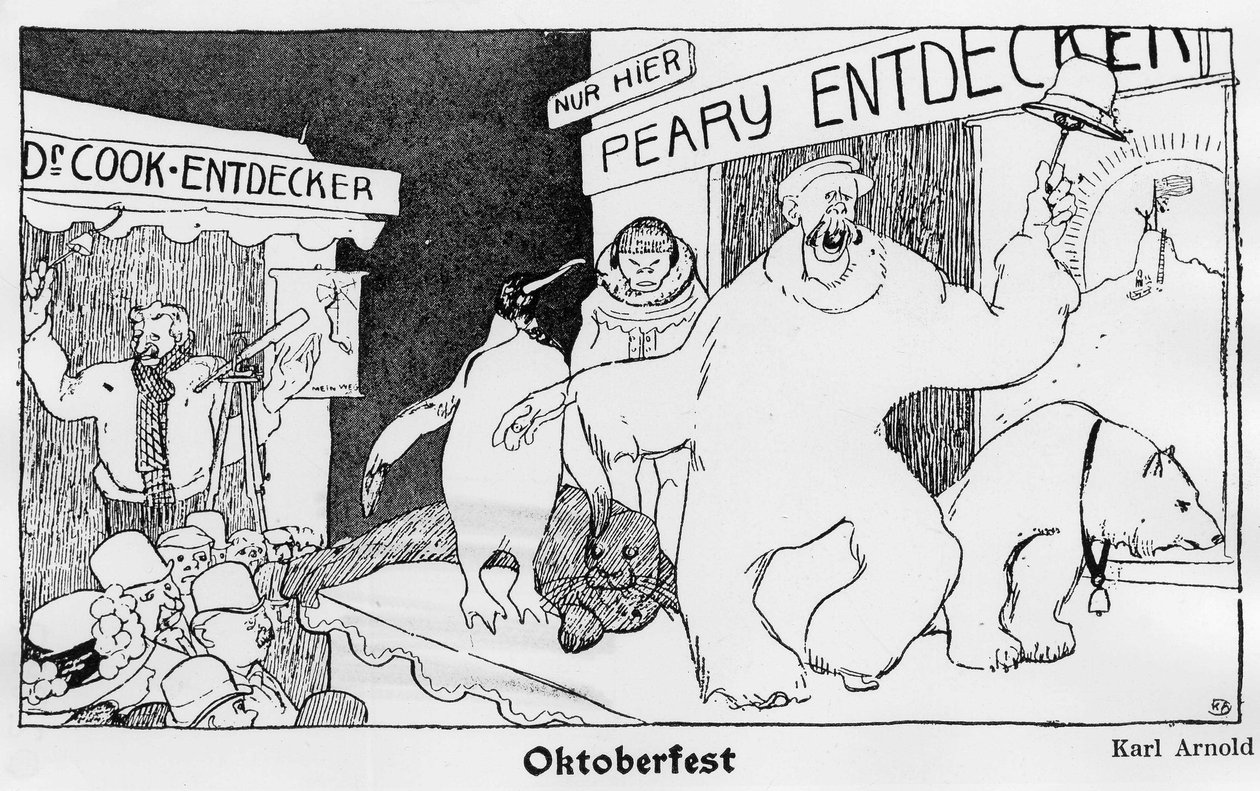 North Pole: Cook and Robert Edwin Peary - Jugend by German School