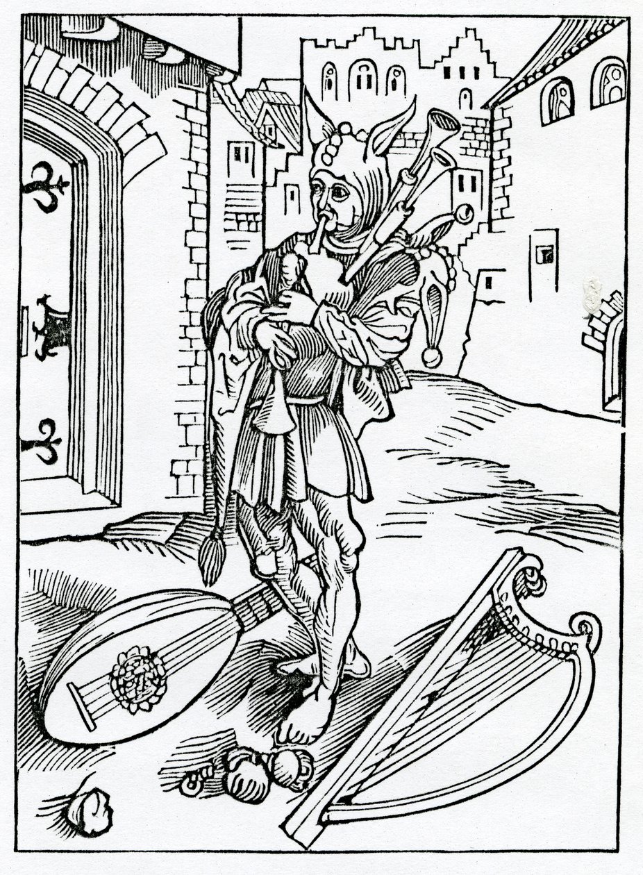 Of Impatient Fools That Will Not Abide Correction, Illustration from Alexander Barclay