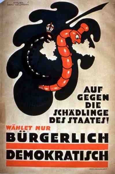 Political Poster for the People's Democratic Party