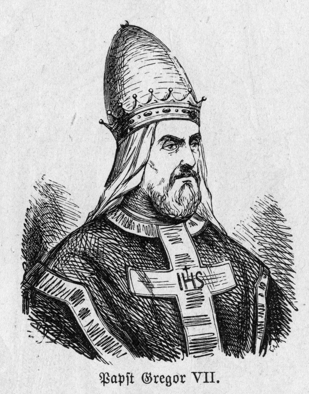 Portrait of Pope Gregoire VII by German School