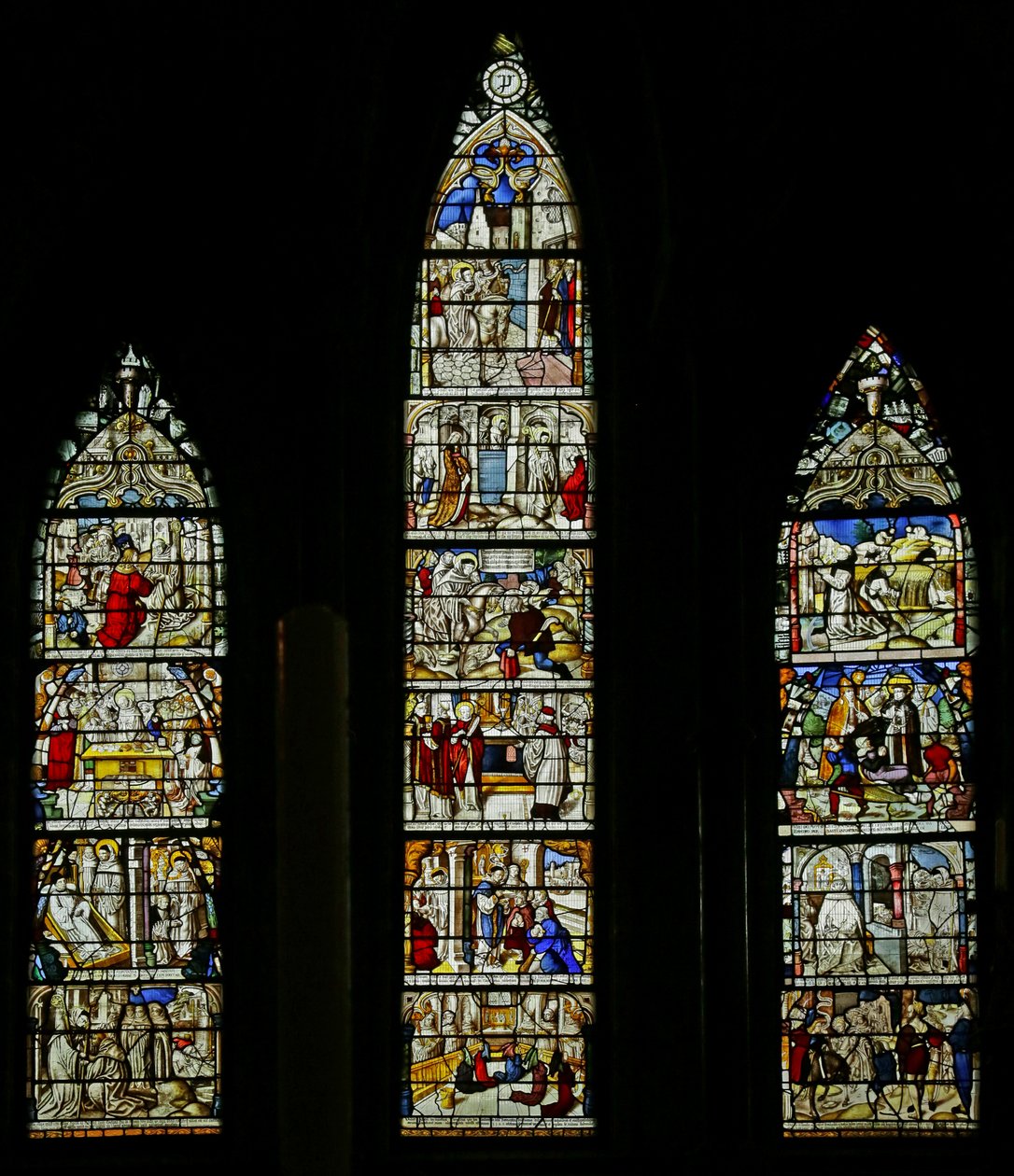 Scenes from the Life of St Bernard. Ex Altenberg Abbey by German School