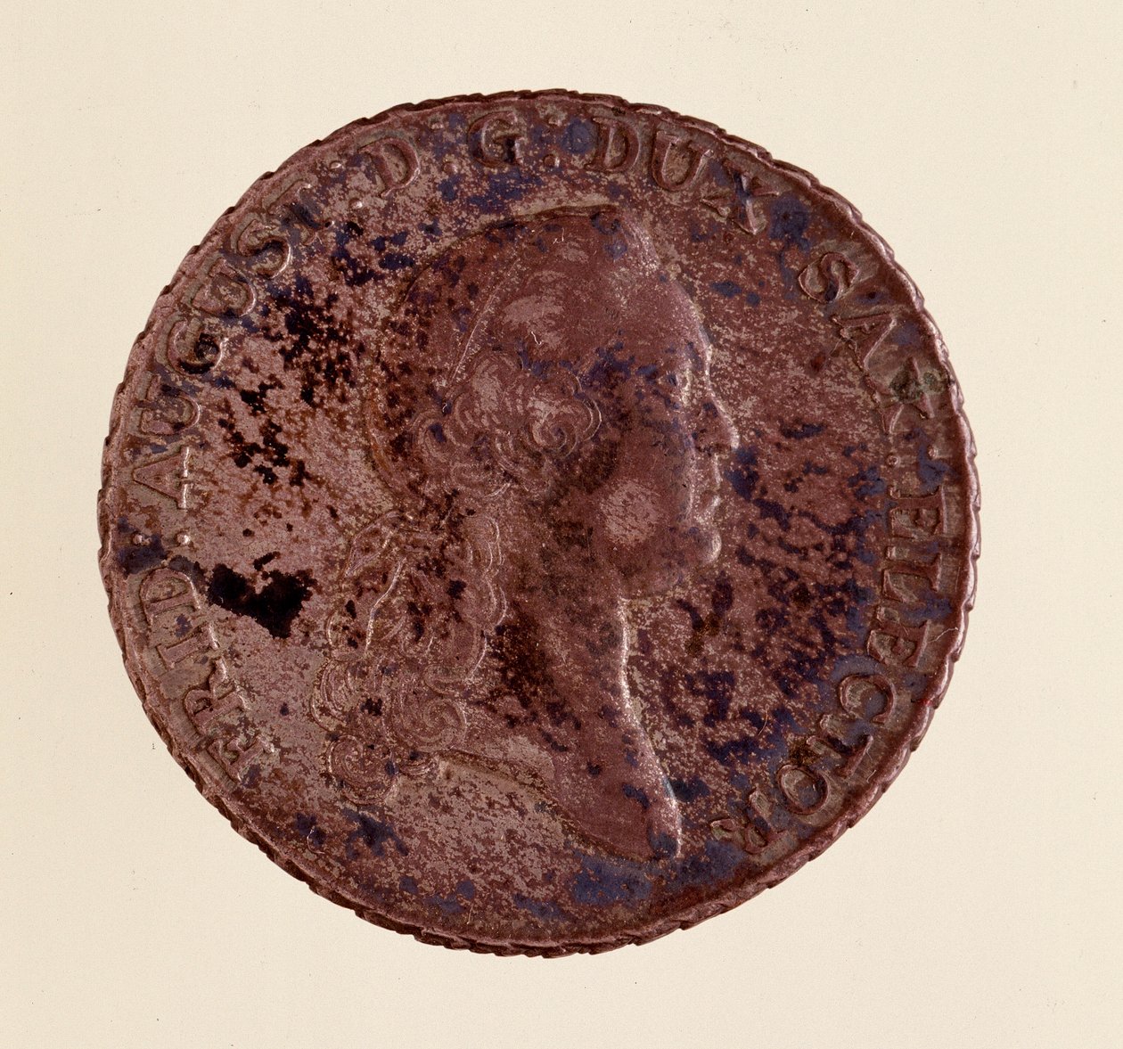 Silver Coin from Saxony: Reign of Frederick Augustus I of Saxony by German School