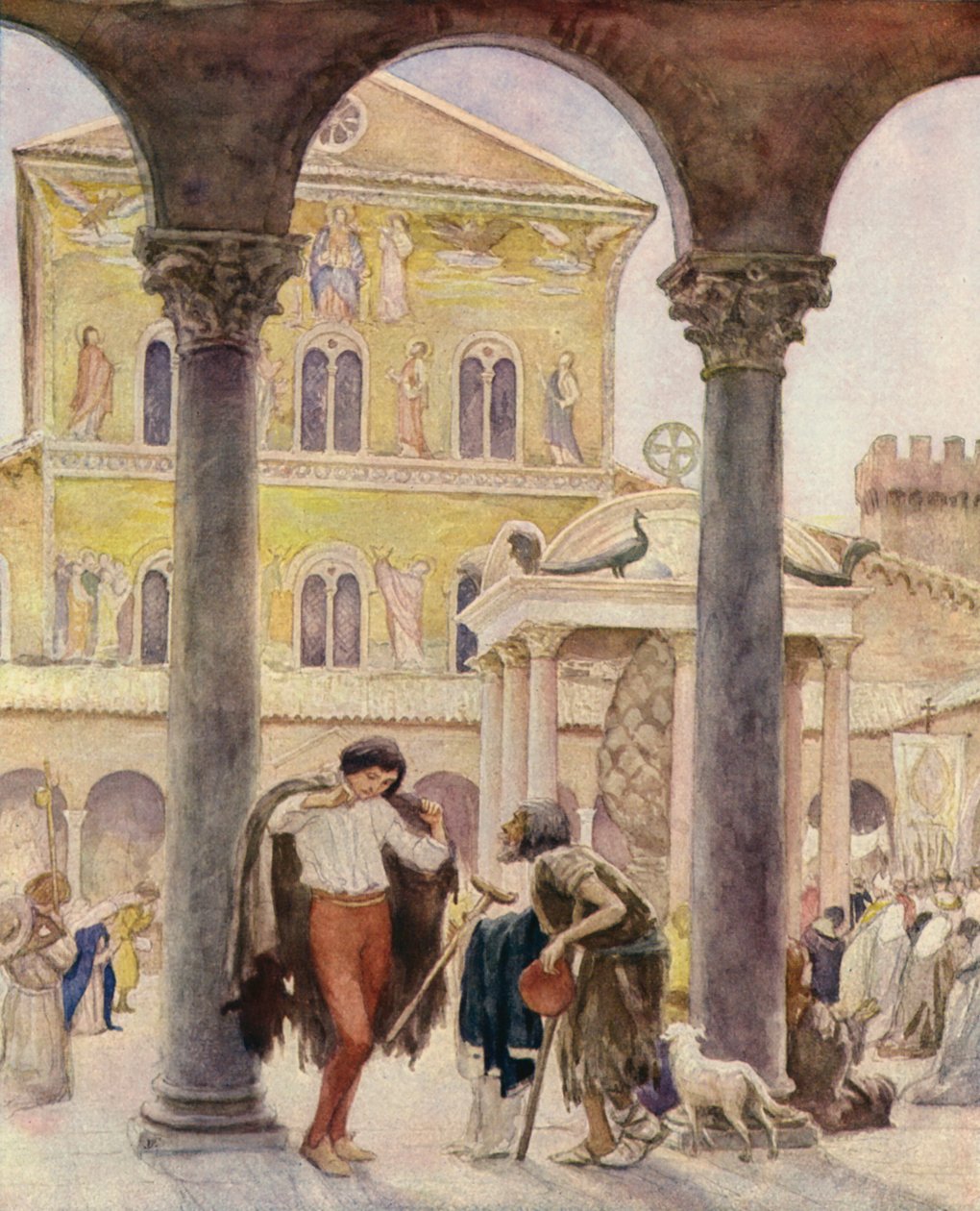 St Francis and a Beggar at St Peter