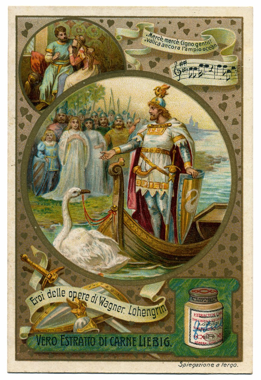 The Characters of Lohengrin by German School