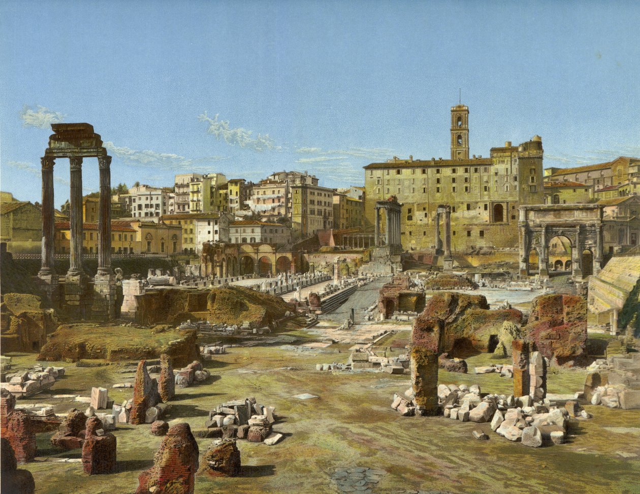 The Forum, Rome by German School