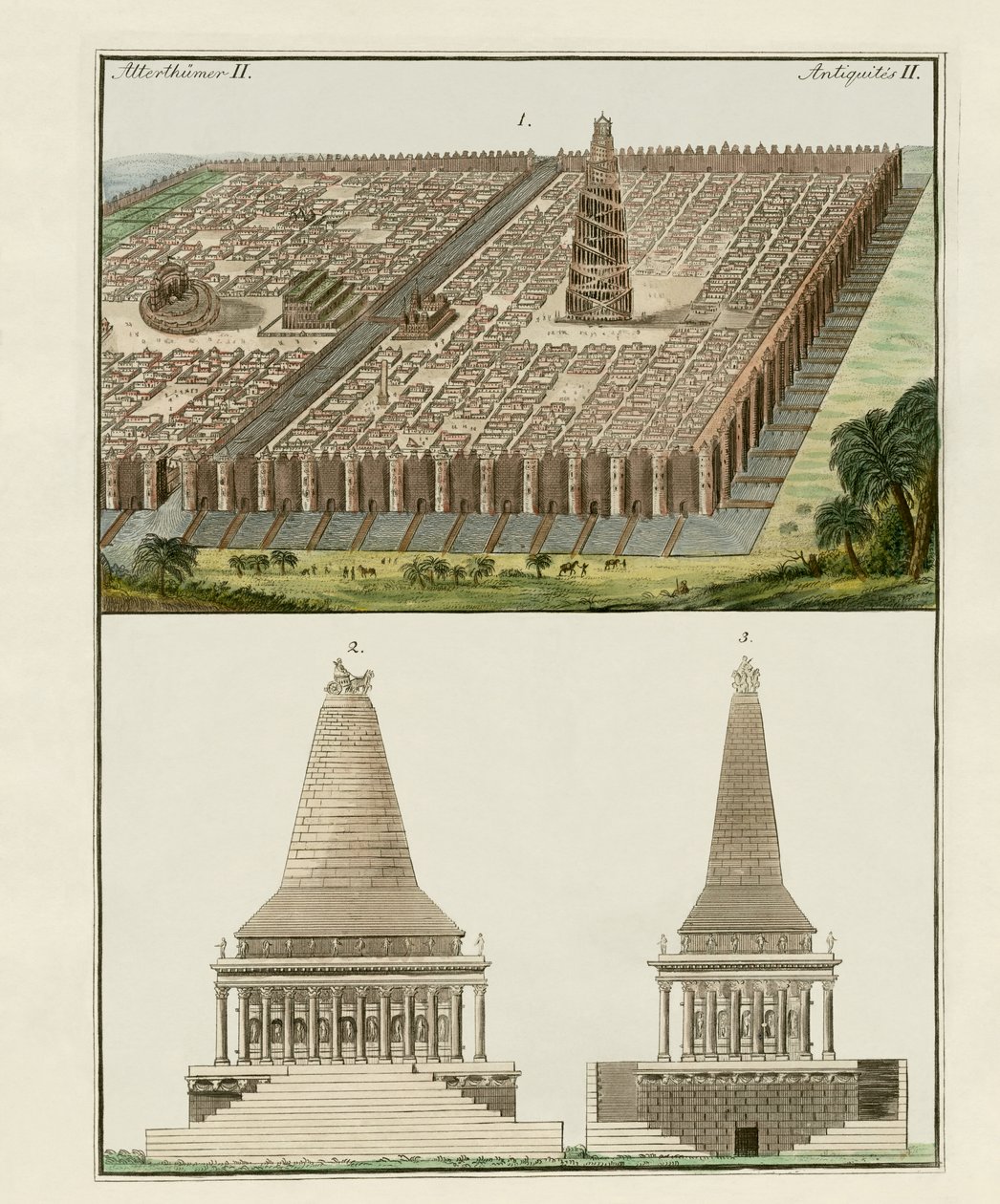 The Seven Wonders of the World by German School