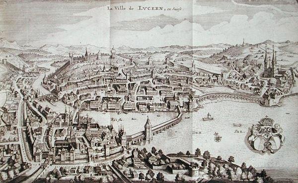 The Town of Lucerne, Switzerland, from 