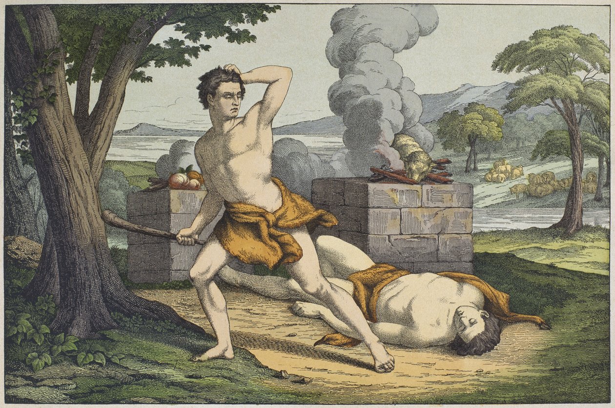 The killing of Abel (illustration from 