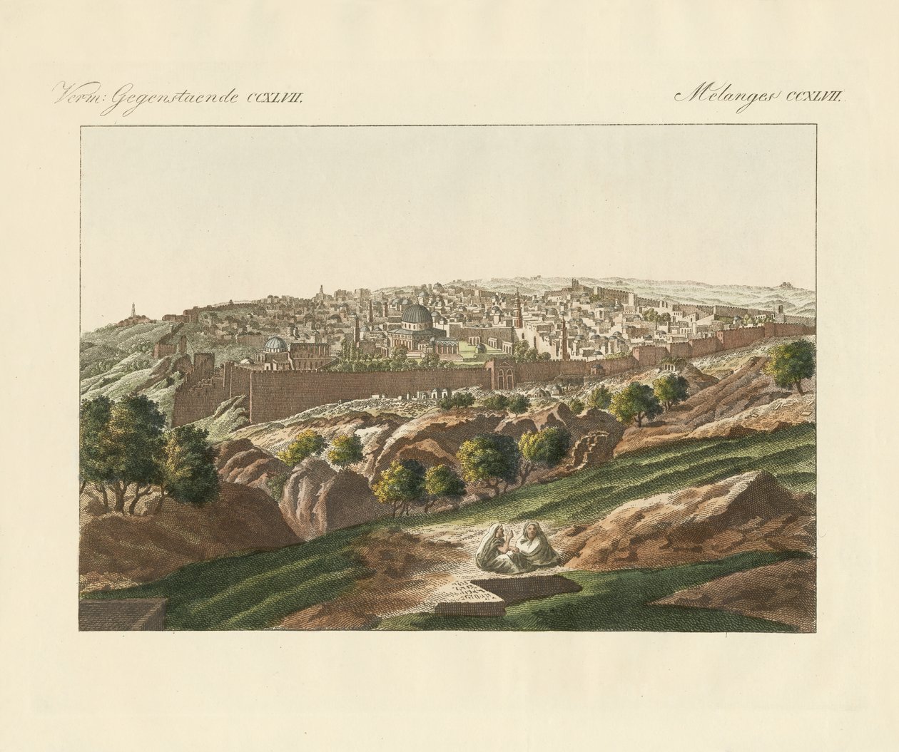 View of Jerusalem by German School
