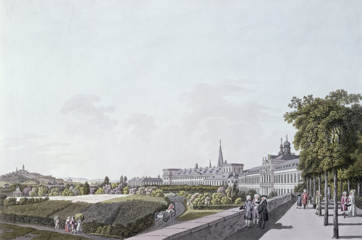View of the Residence of the Archbishops and Prince Electors of Cologne, Bonn by German School