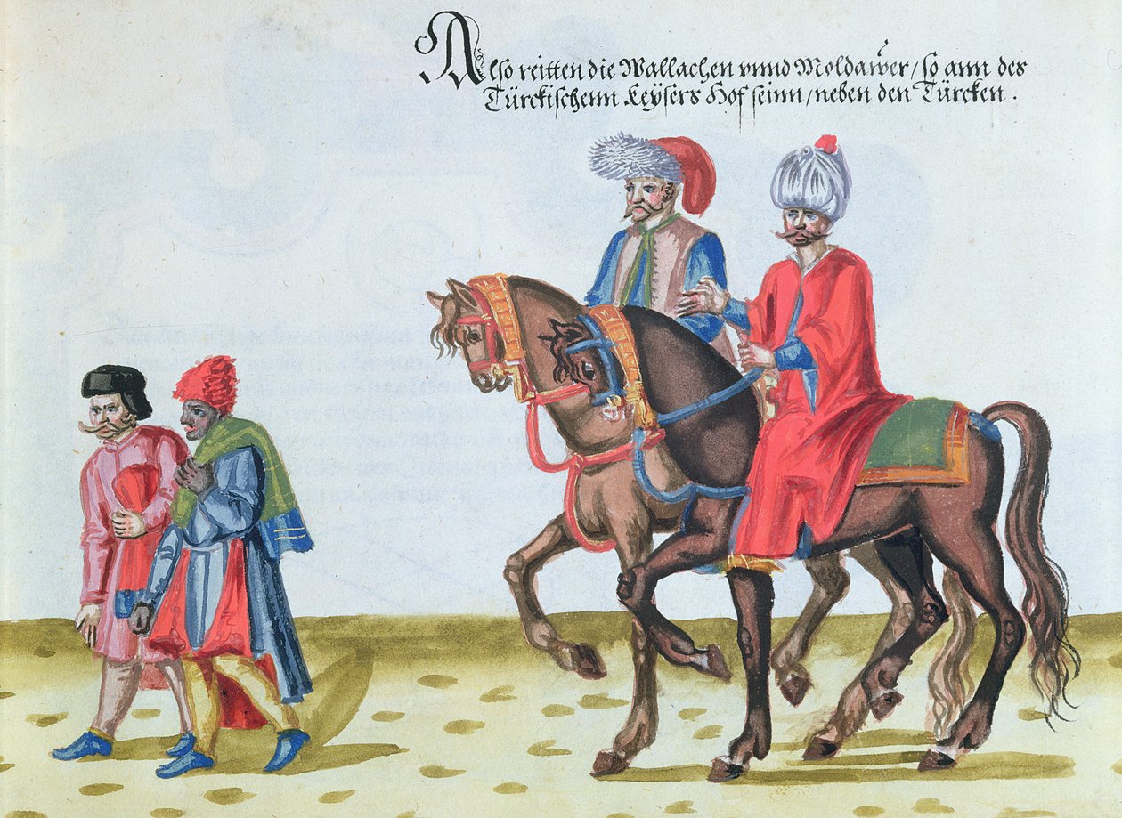 Wallachian and Moldavian Noblemen, Late Sixteenth Century by German School