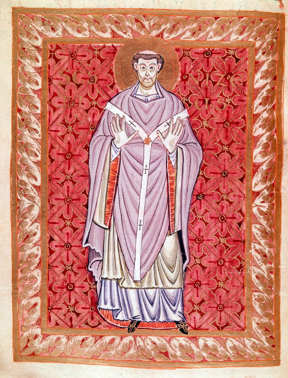 Representation of Saint Nizier of Lyon by German School