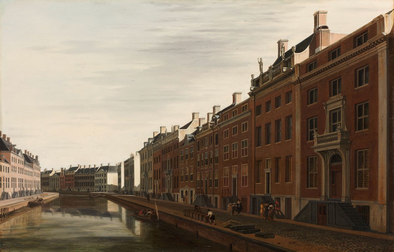 The Golden Bend in the Herengracht in Amsterdam from the West by Gerrit Adriaensz Berckheyde