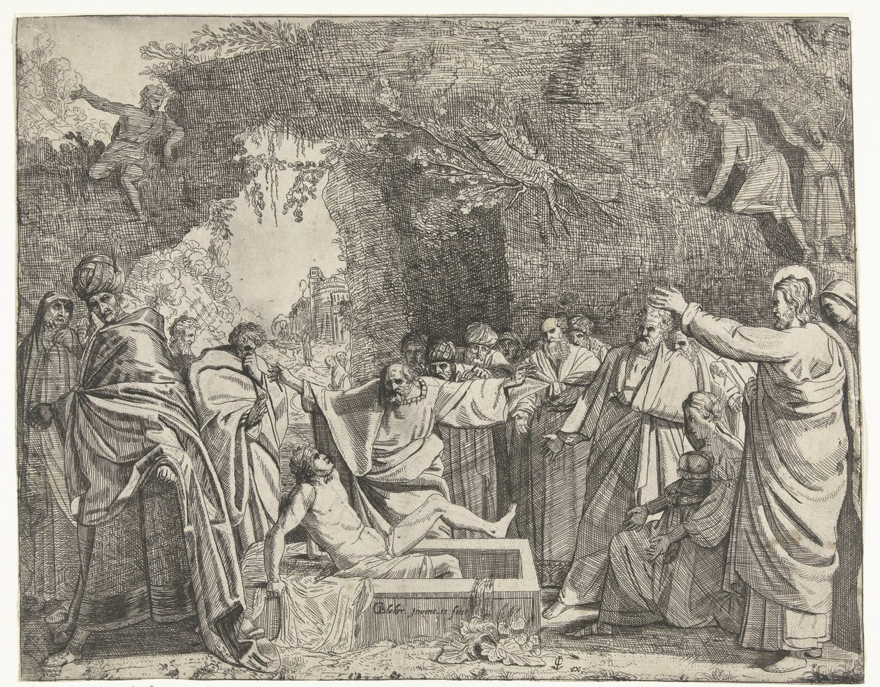 Raising of Lazarus by Gerrit Bleker: Buy fine art print