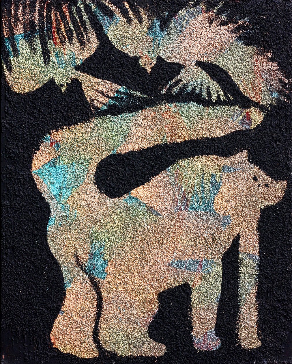 Cat with Birds by Gerrit Greve
