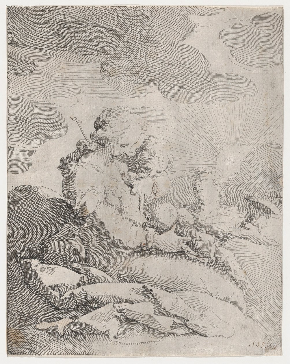 Faith, Hope and Charity by Gerrit Pietersz Sweelink