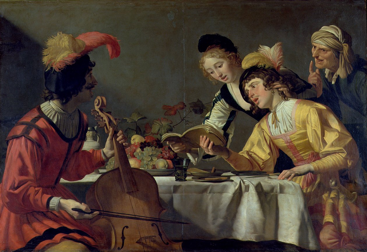 Concert by Gerrit van Honthorst