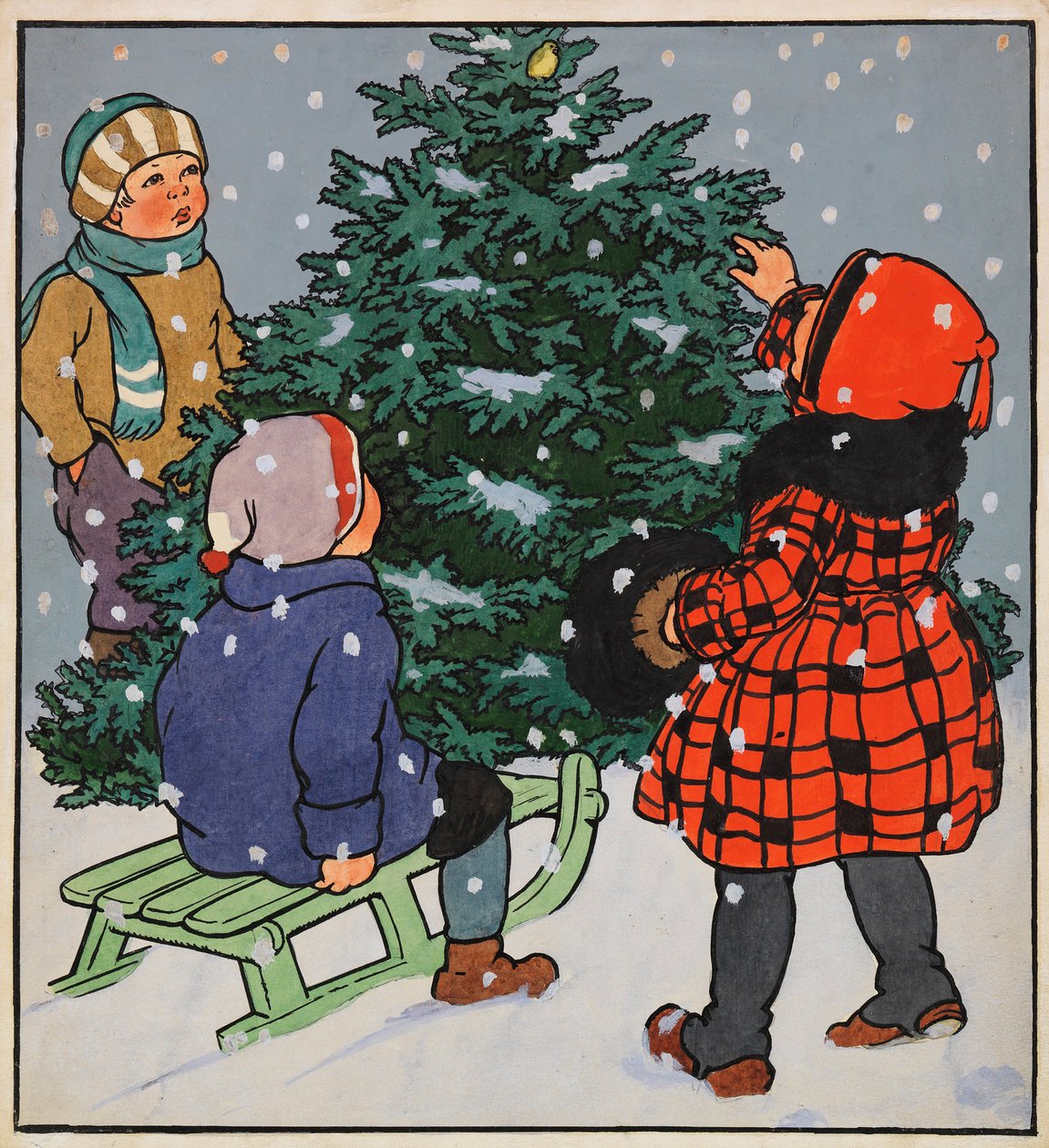 Illustration to My Dear Little Book, 1928 by Gertrud Caspari