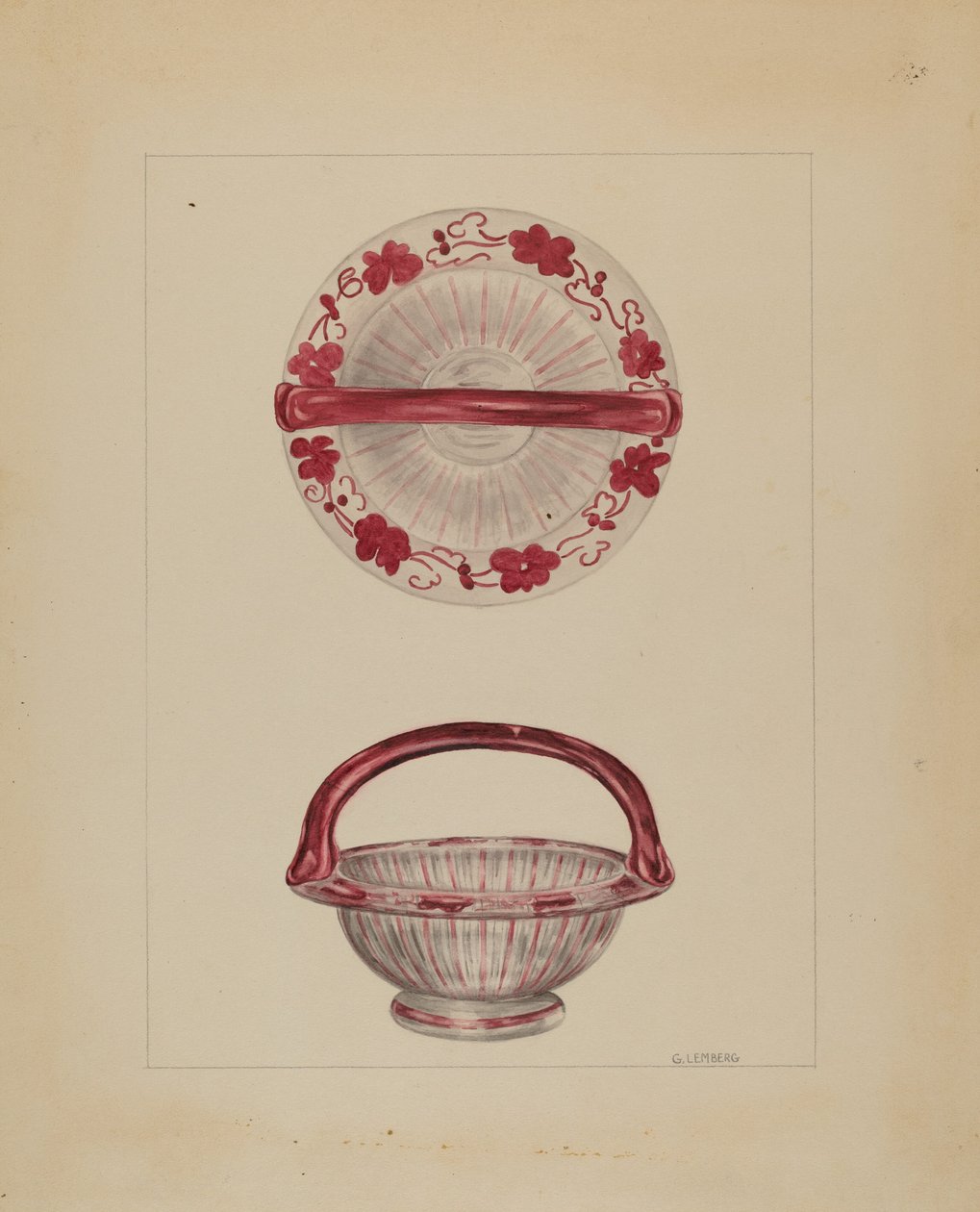 Basket by Gertrude Lemberg