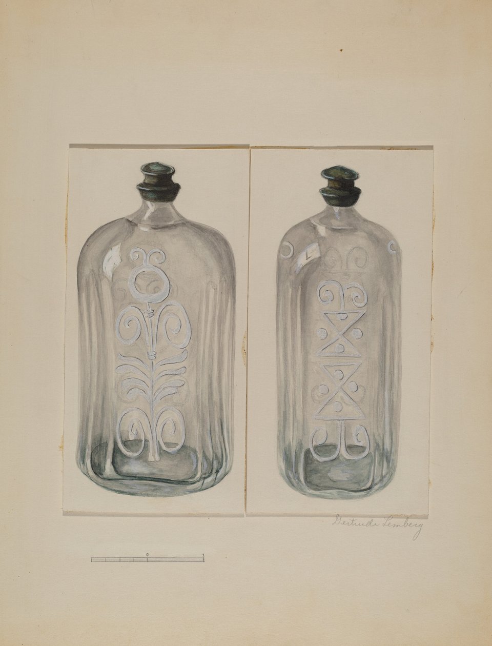 Cordial Bottle by Gertrude Lemberg