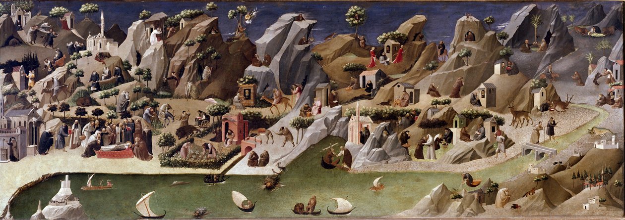 The Thebaid of the Hermits by Gherardo Starnina