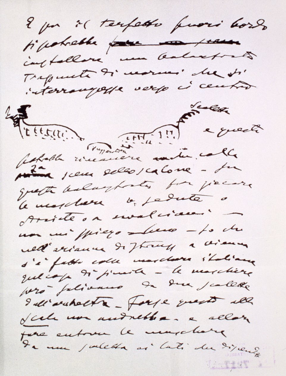 Letter by Giacomo Puccini