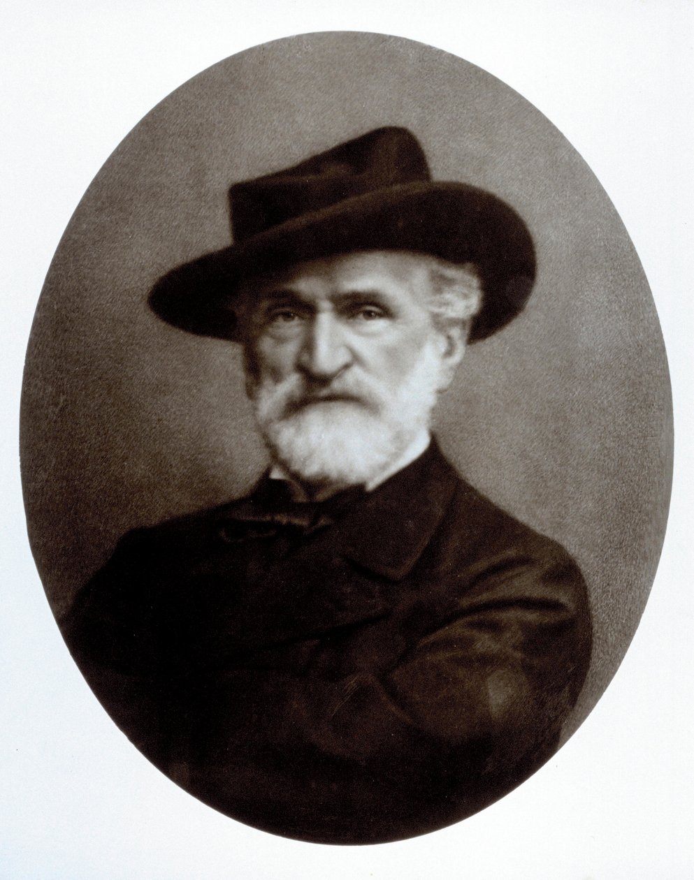 Portrait of Giuseppe Verdi by Giacomo Brogi