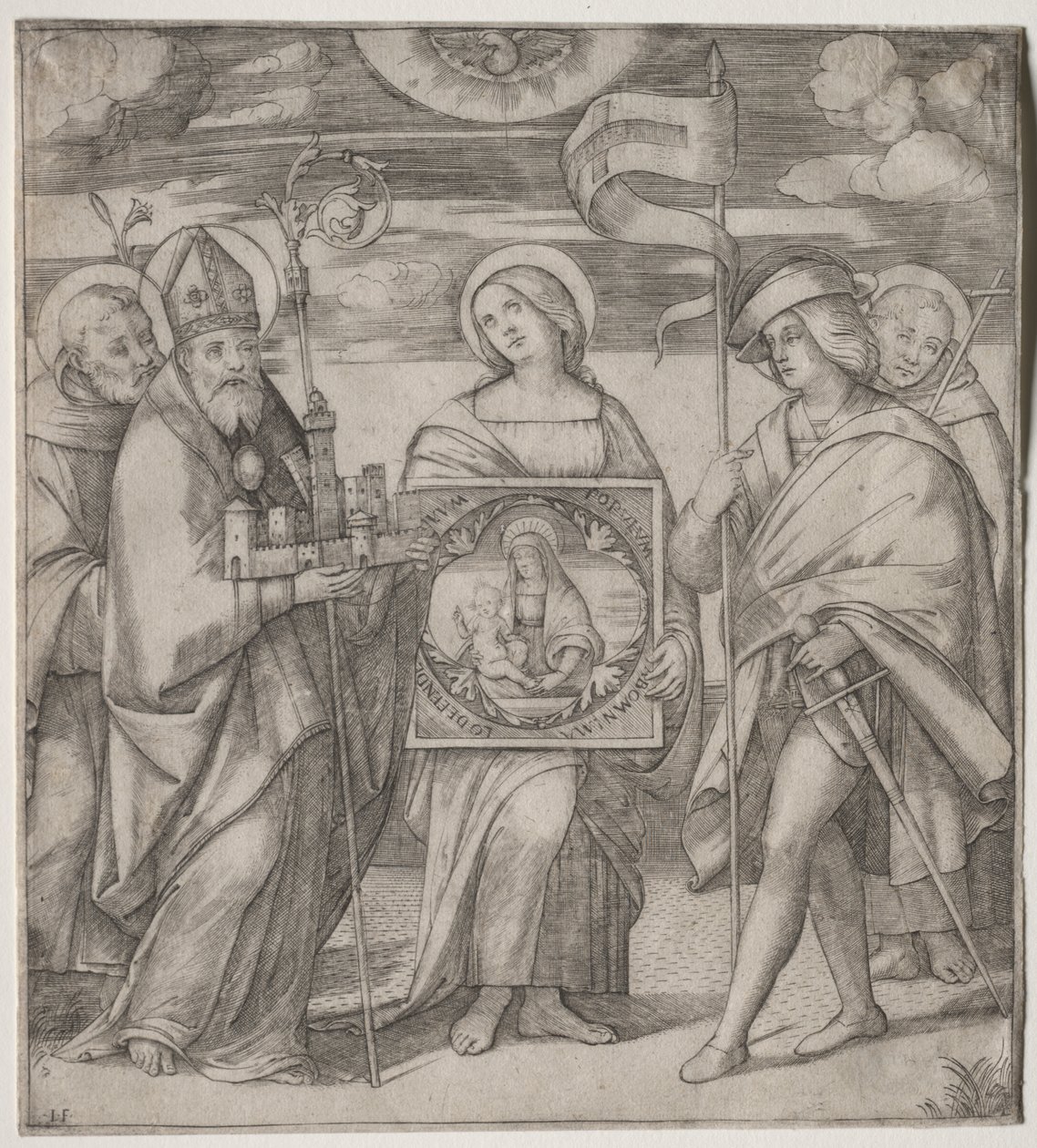 Patron Saints of Bologna by Giacomo Francia