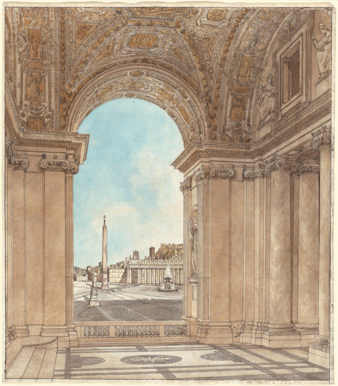 The Piazza of Saint Peter