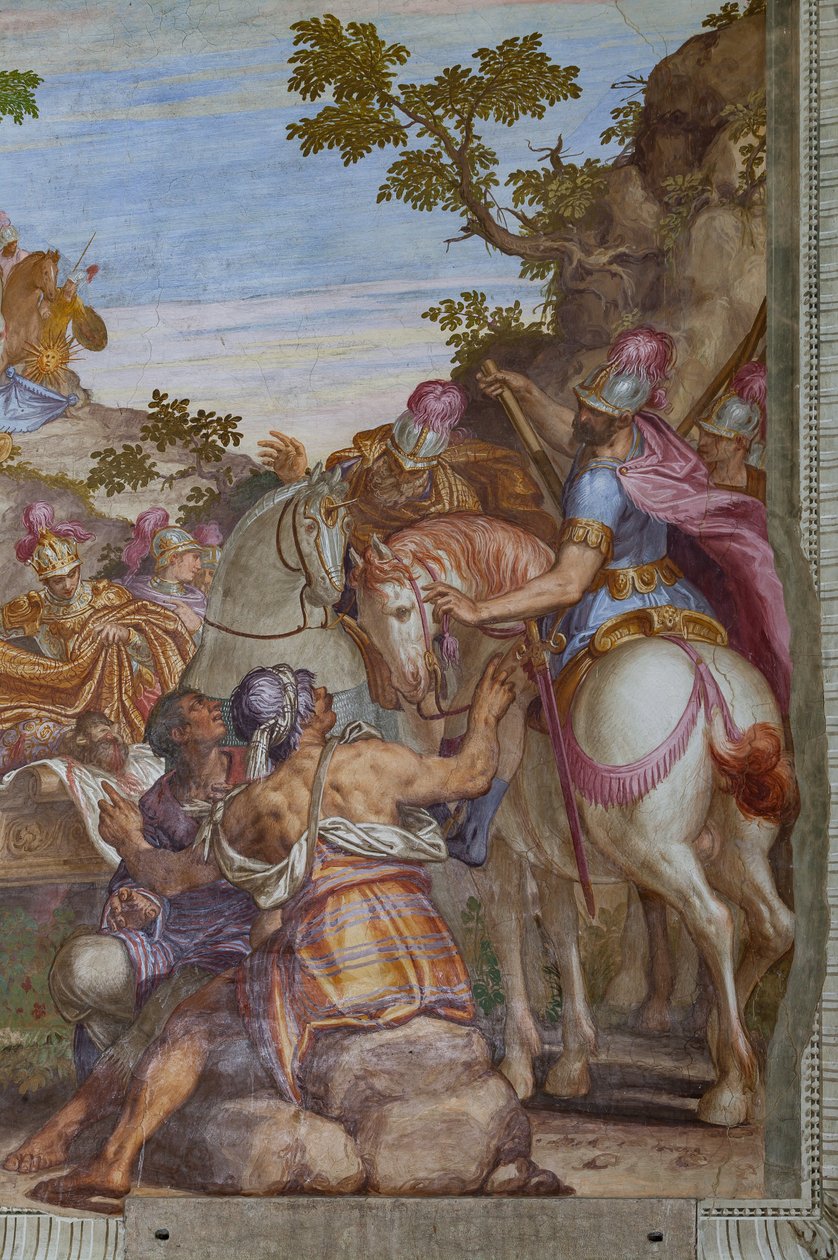 Alexander the Great Covering the Corpse of Darius with a Mantle by Giambattista (1526 78) Zelotti