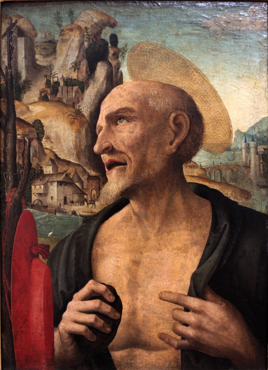 Saint Jerome Penitent by Gian-Francesco de Maineri
