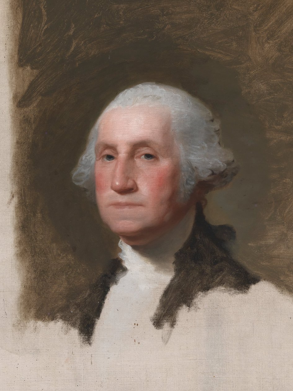 George Washington (The Athenaeum Portrait) by Gilbert Stuart