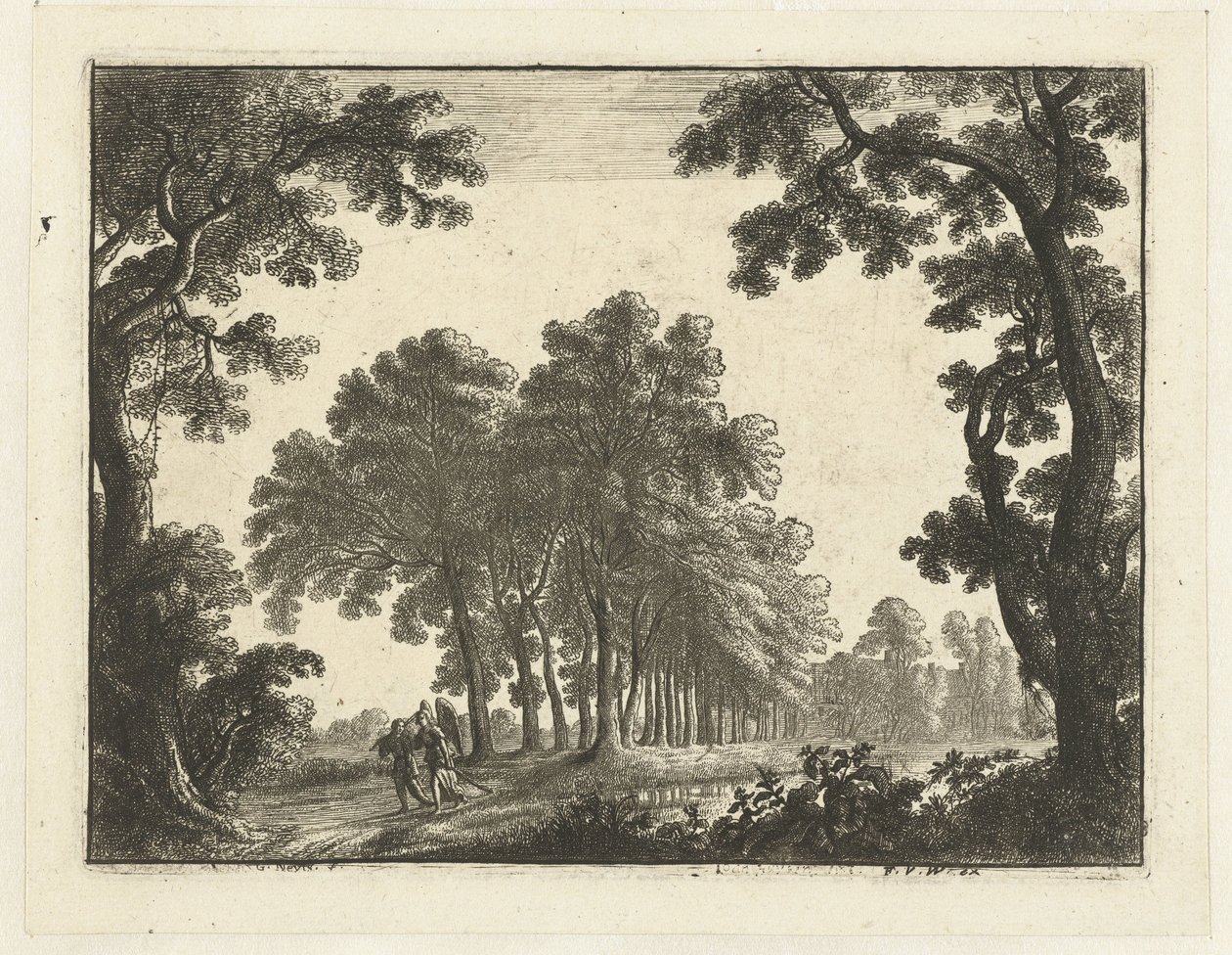 Landscape with Tobias and the Angel by Gilles Neyts