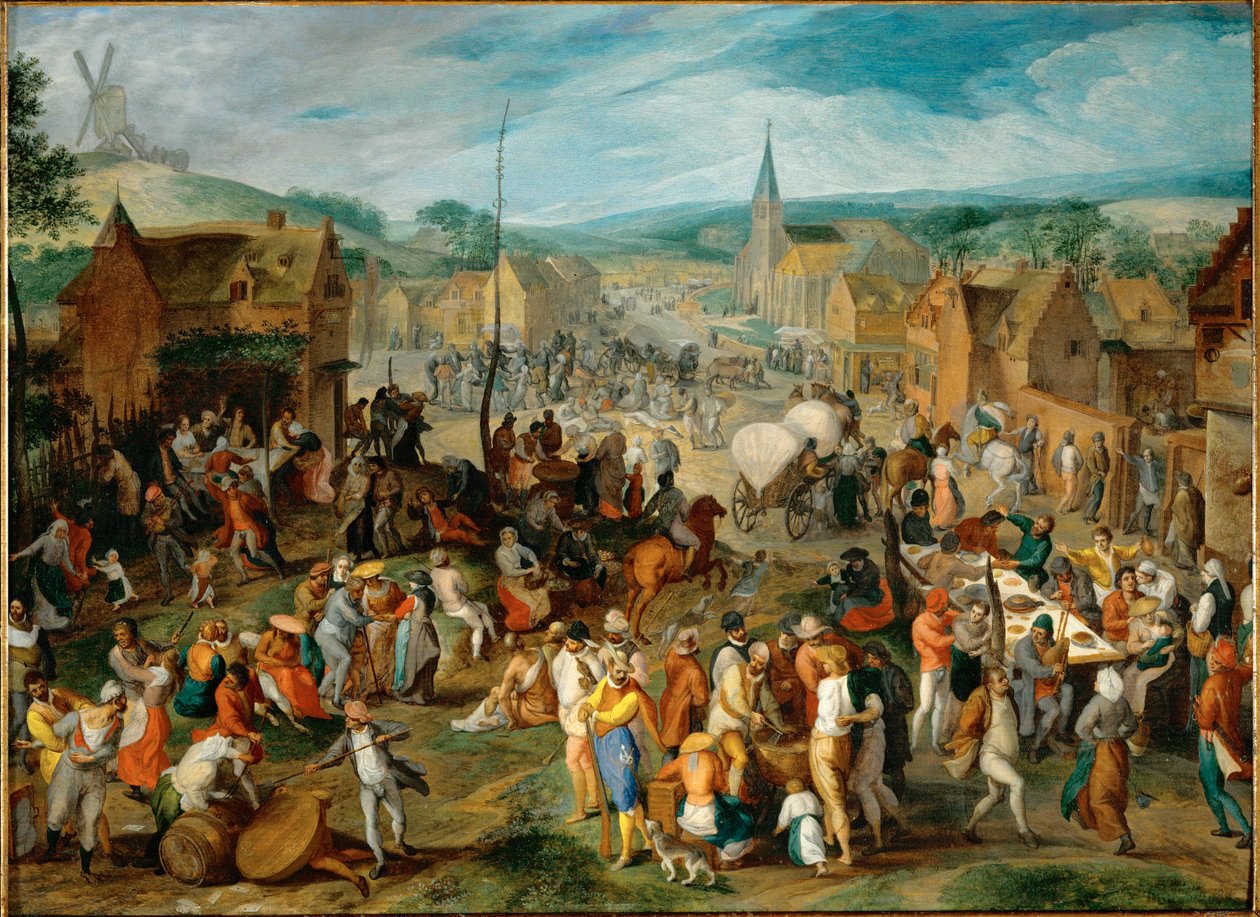 May Festival in a Village by Gillis Mostaert