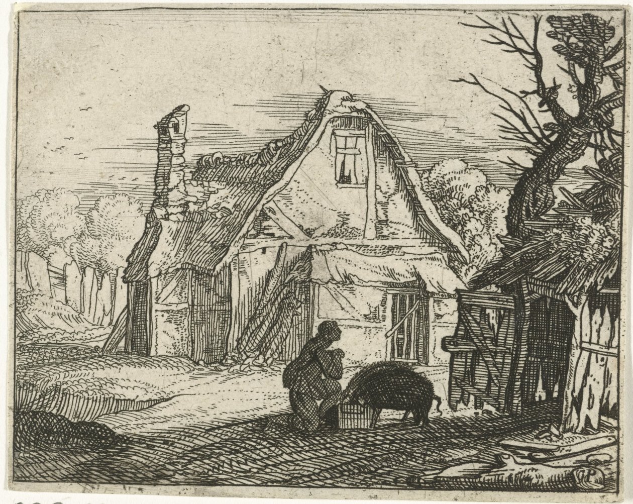 The Prodigal Son as a Swineherd by Gillis Peeters (I)