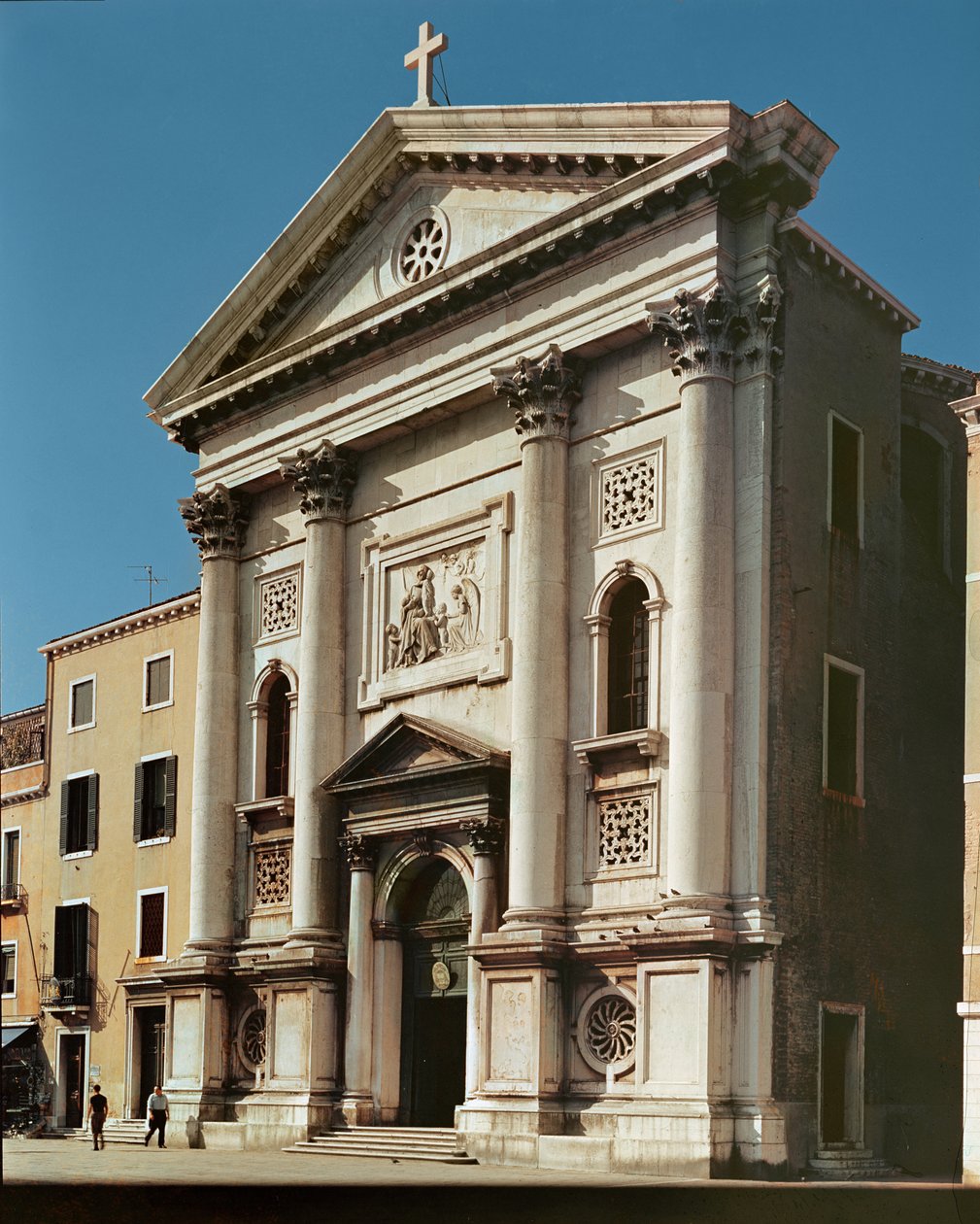 Facade of the Church of Santa Maria della Pieta, Built 1745 by Giorgio Massari