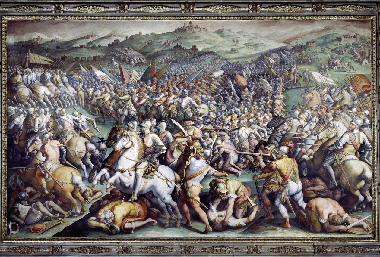 Battle of Scannagallo in Valdichiana by Giorgio (and workshop) Vasari