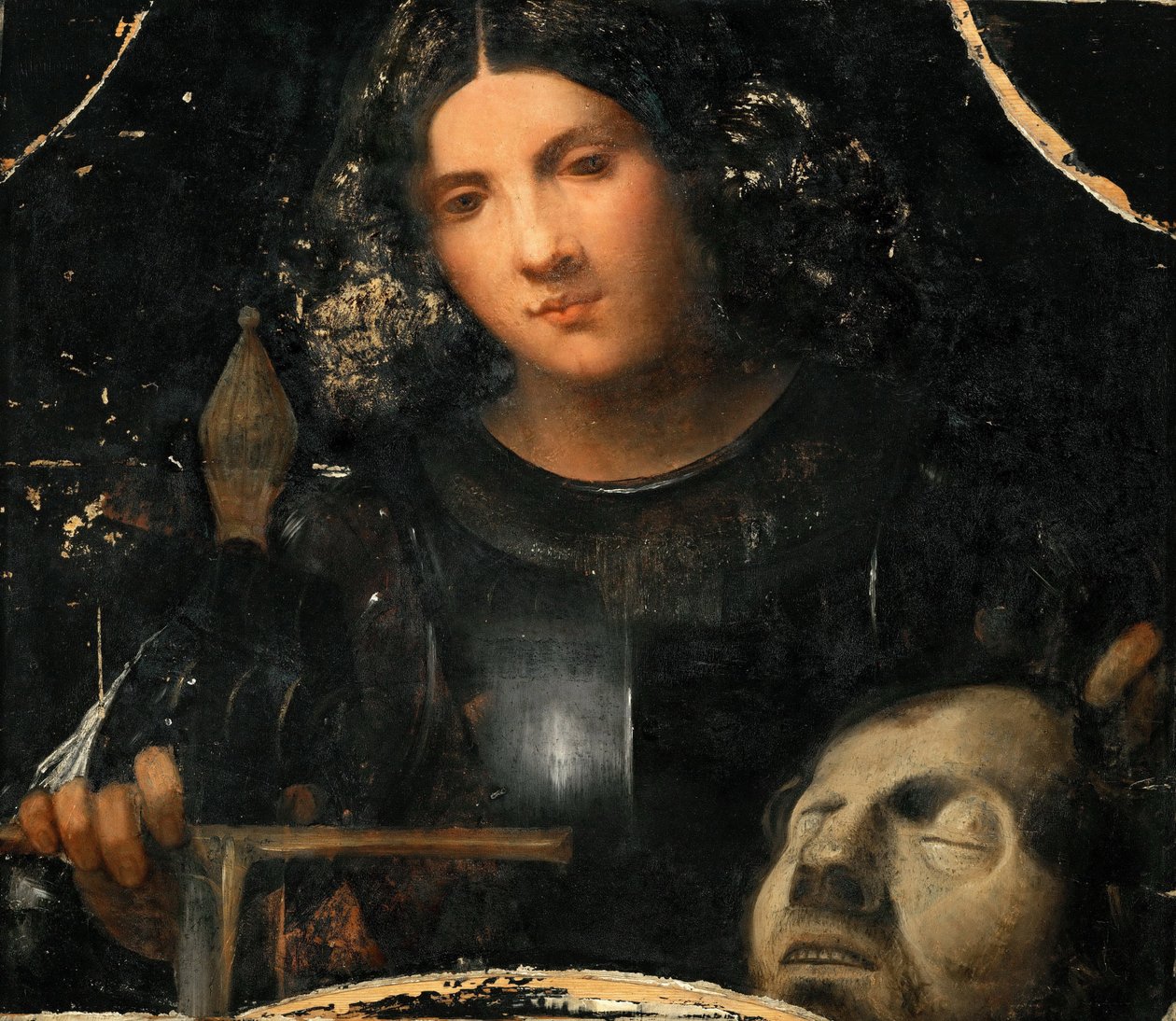 David with the Head of Goliath by Giorgio (workshop of) Giorgione
