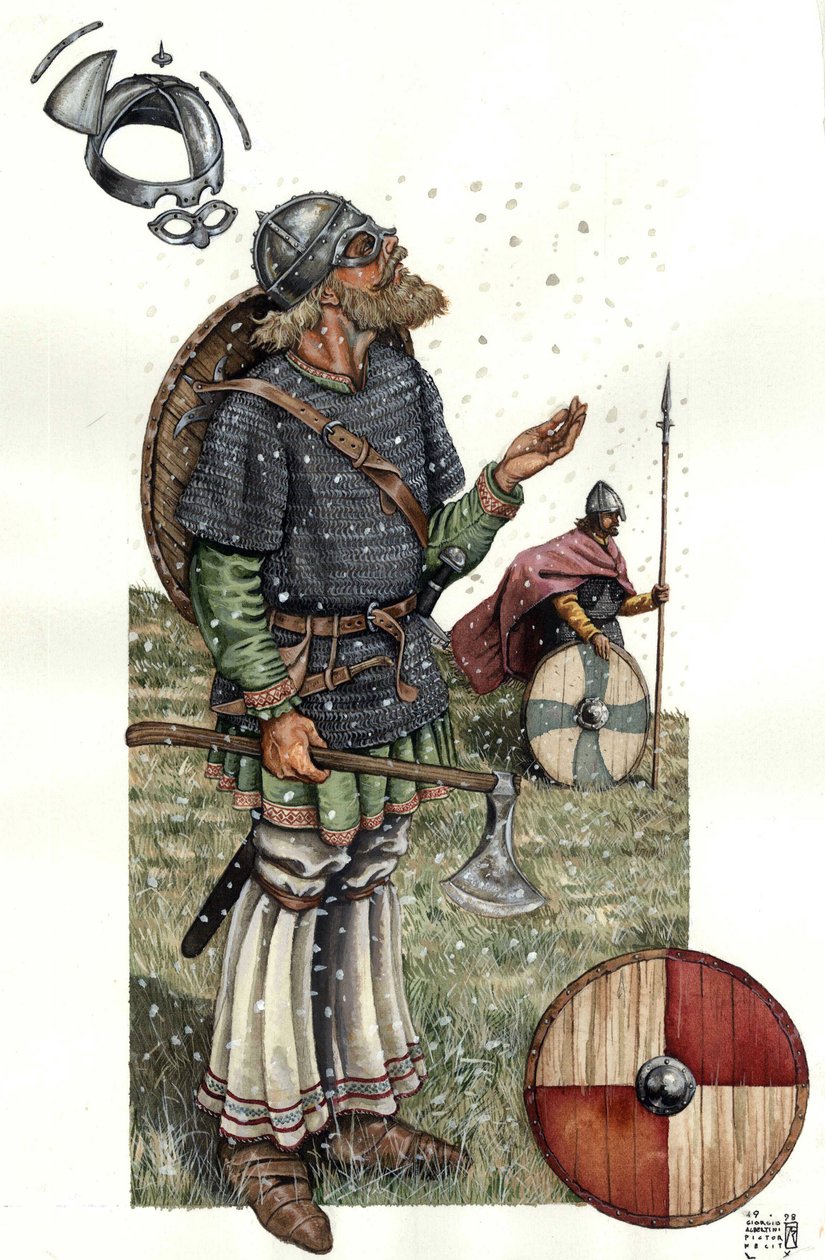 Middle Ages: Viking Warrior of the 9th Century by Giorgio Albertini