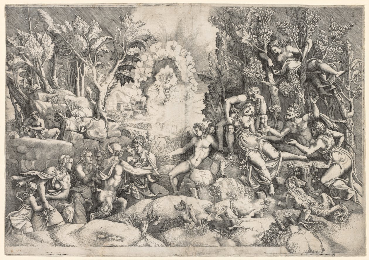 The Death of Procris, c. 1540 by Giorgio Ghisi