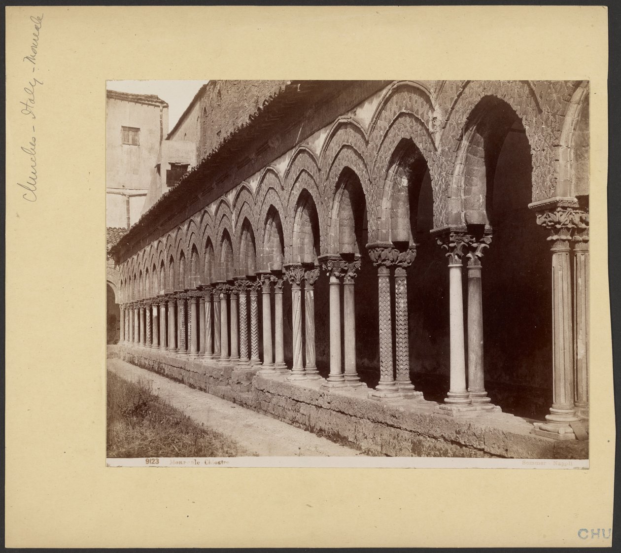 Monreale Cloister by Giorgio Sommer
