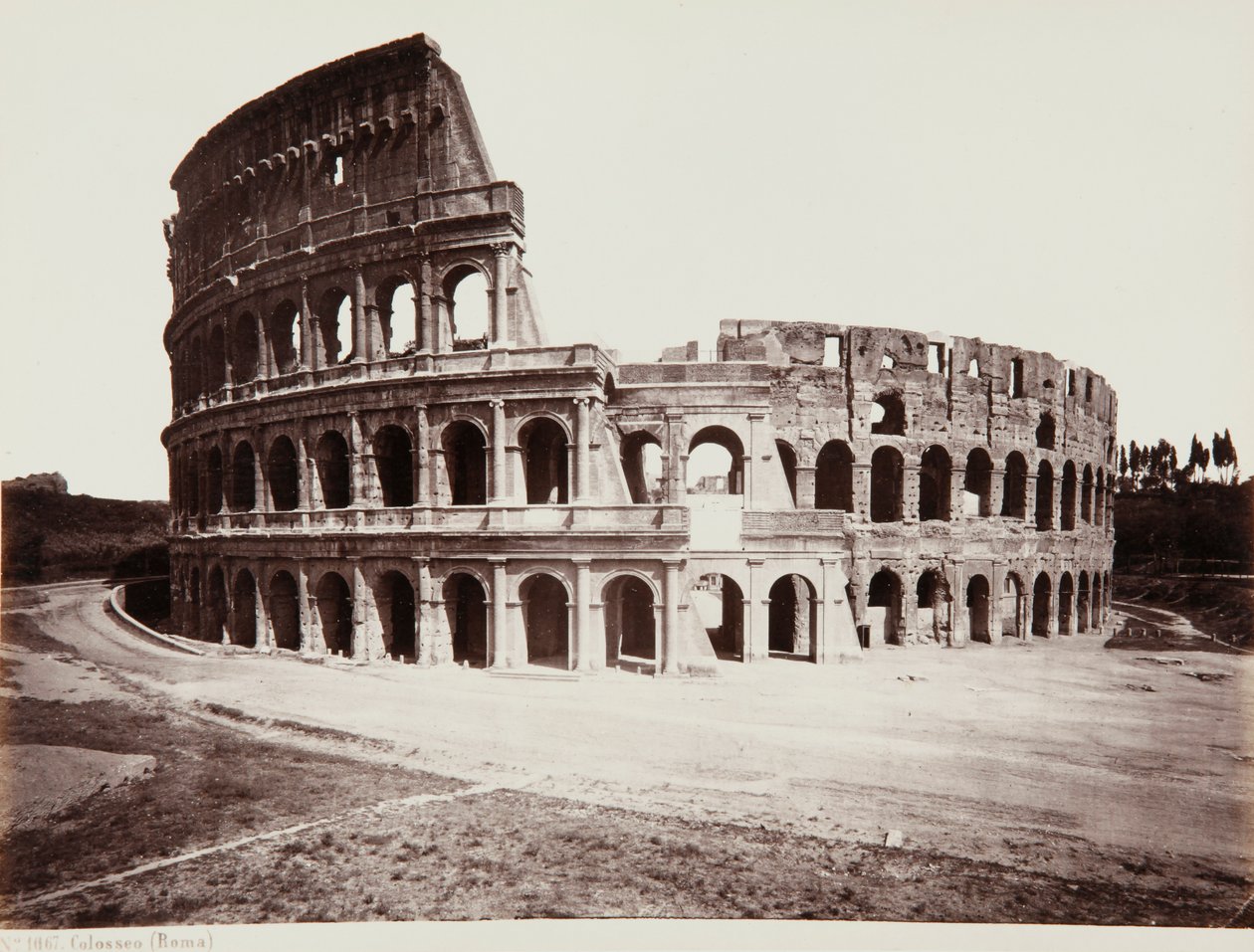 The Colosseum or Flavian Amphitheater, Rome by Giorgio Sommer