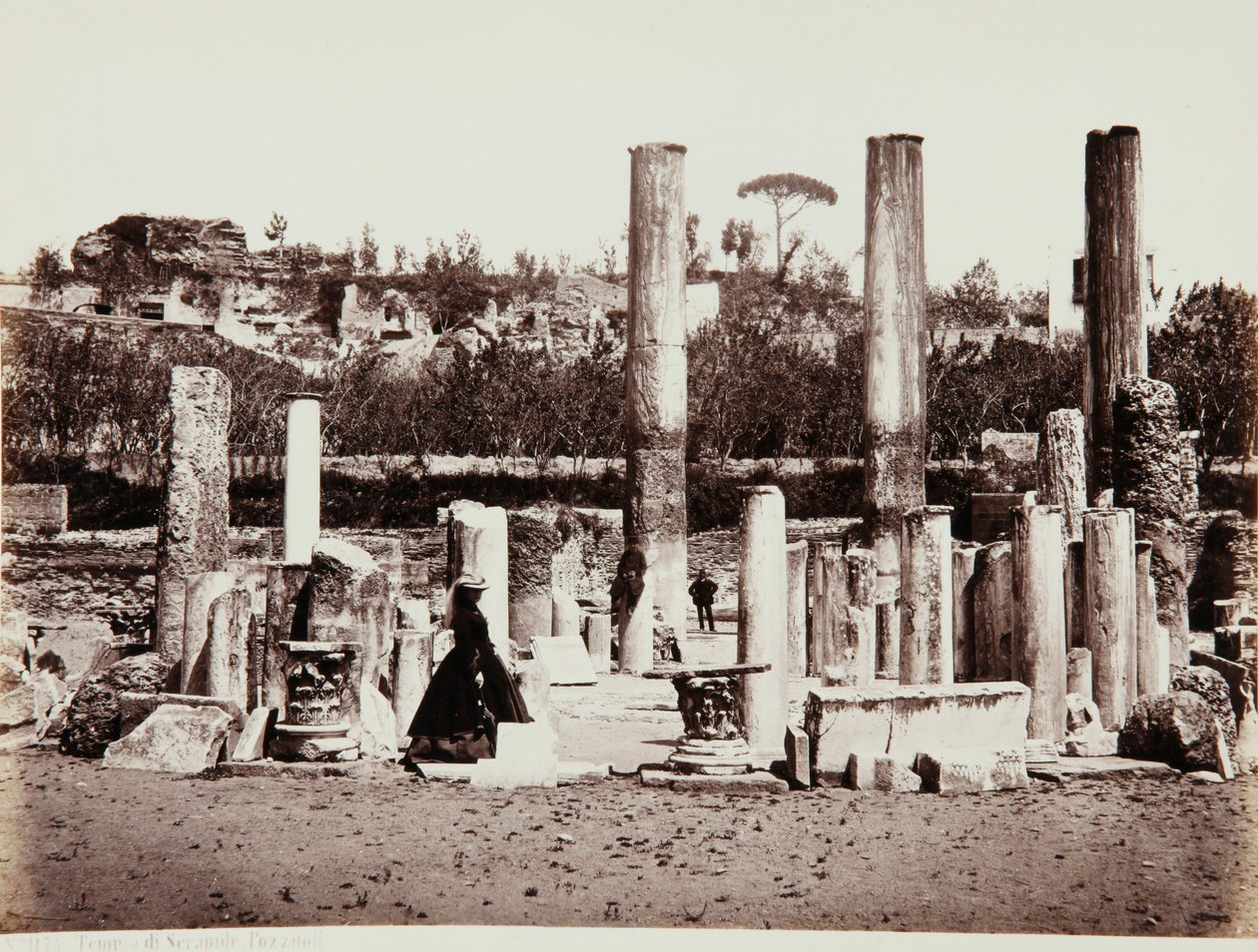 The Temple of Serapis in Pozzuoli, Naples by Giorgio Sommer