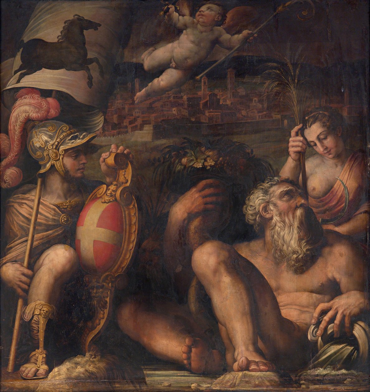 Allegory of Arezzo, 1563-1565 by Giorgio Vasari