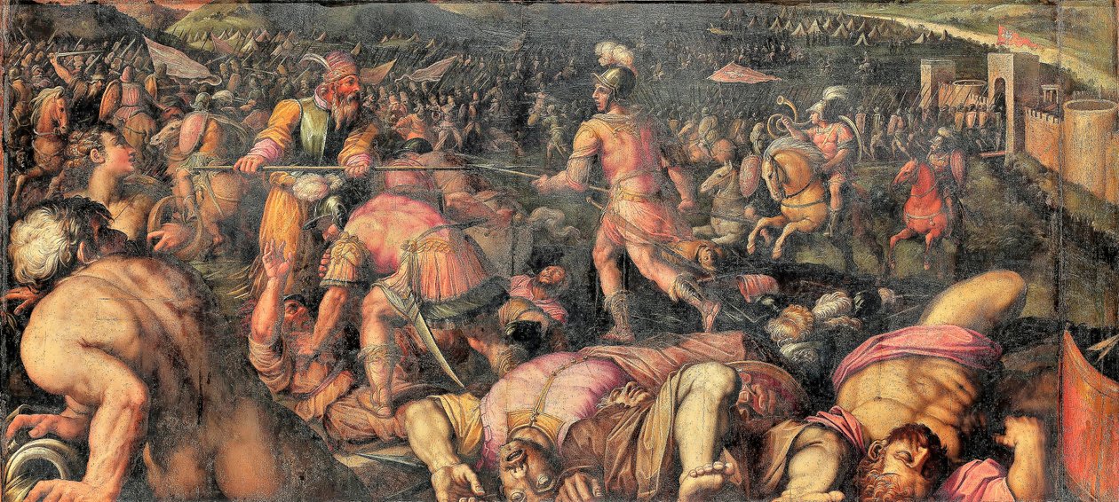 Defeat of Radagaisus at Fiesole by Giorgio Vasari