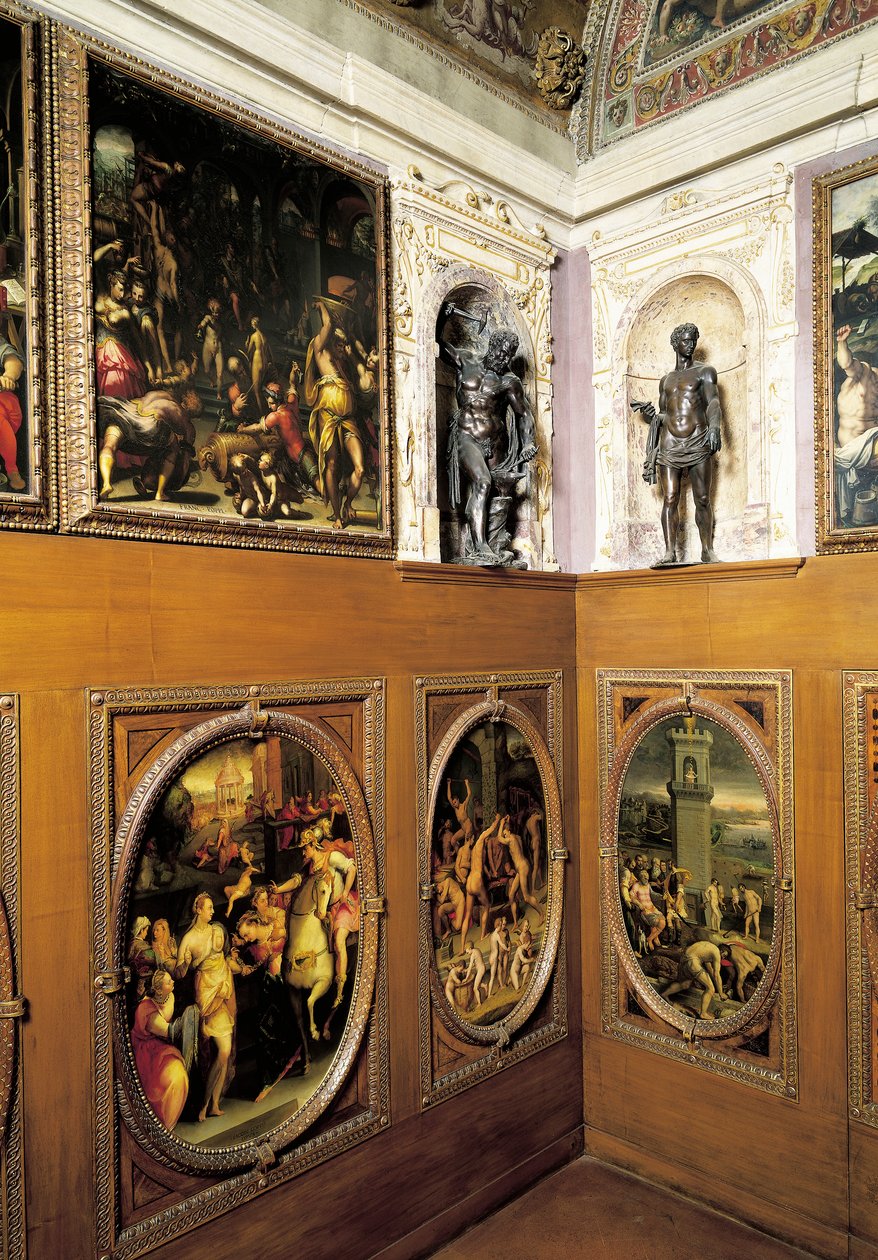 Studiolo of Francesco I, by Giorgio Vasari, Palazzo Vecchio, Florence, Italy by Giorgio Vasari